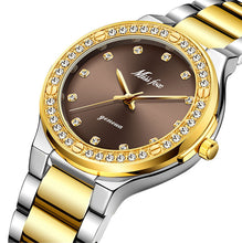 Load image into Gallery viewer, MISSFOX Elegant Woman Watch Luxury Brand Female Wristwatch Japan Movt 30M Waterproof Gold Expensive Analog Geneva Quartz Watch