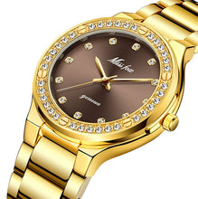 Load image into Gallery viewer, MISSFOX Elegant Woman Watch Luxury Brand Female Wristwatch Japan Movt 30M Waterproof Gold Expensive Analog Geneva Quartz Watch
